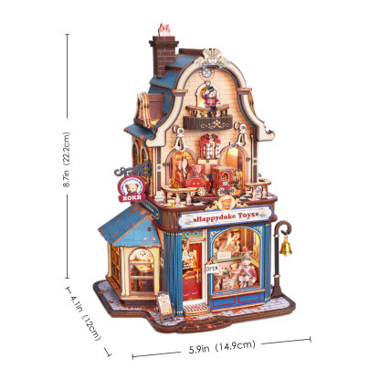 ROKR Happyduke Toys EAM01 - Wooden 3D Model Kit