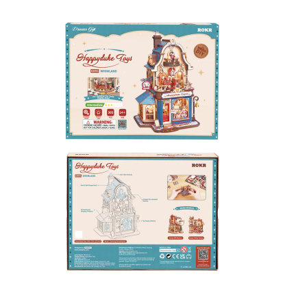 ROKR Happyduke Toys EAM01 - Wooden 3D Model Kit