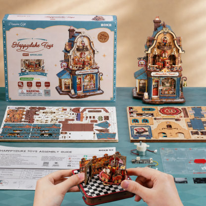 ROKR Happyduke Toys EAM01 - Wooden 3D Model Kit