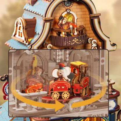 ROKR Happyduke Toys EAM01 - Wooden 3D Model Kit