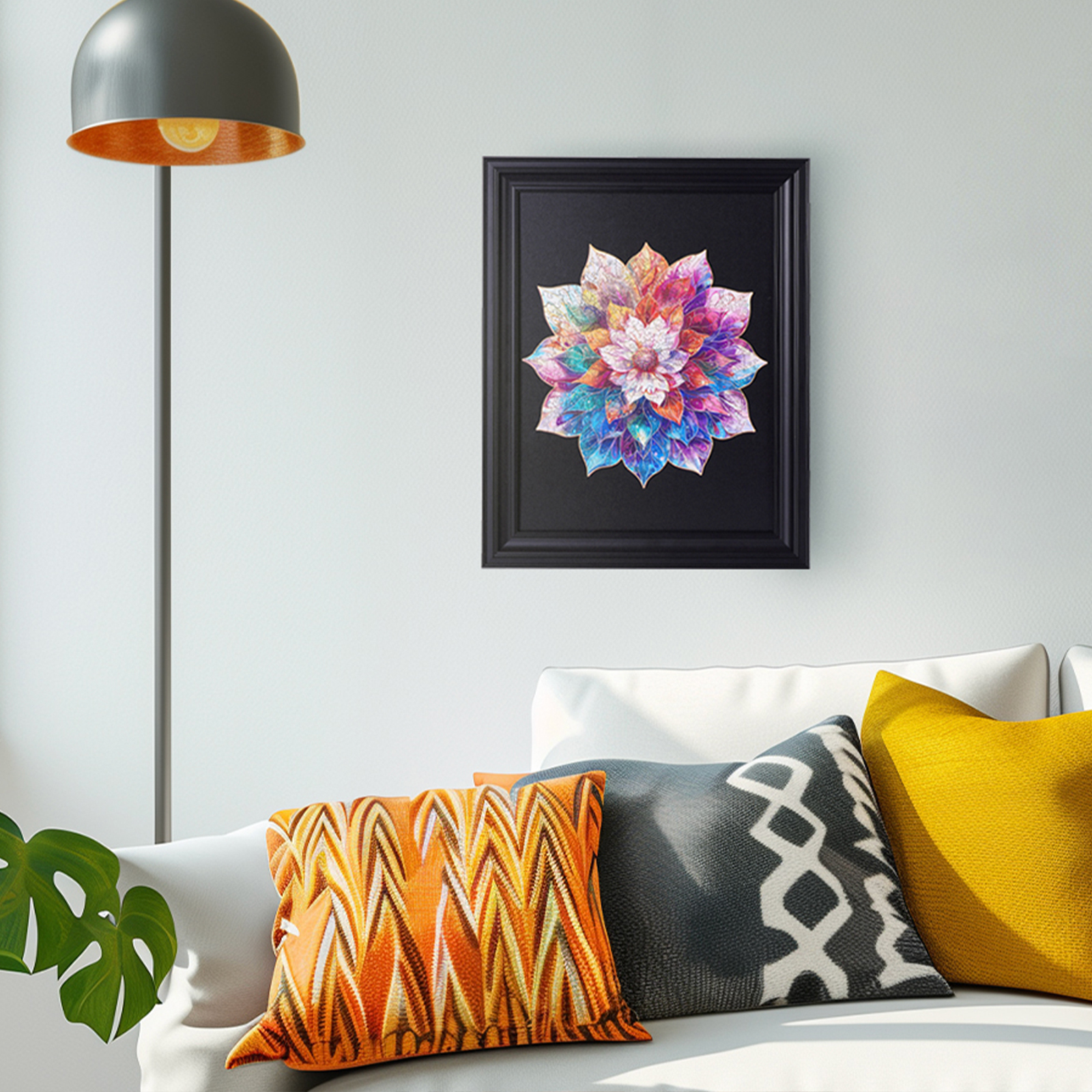 Rowood Mystic Mandala Flower Wooden Jigsaw Puzzle
