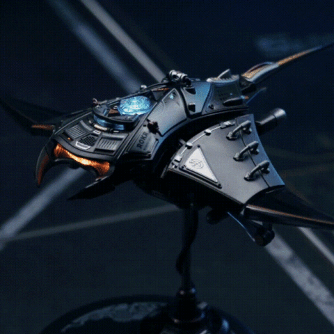 ROKR Manta Ray MI06 mechanical 3D puzzle with glowing details