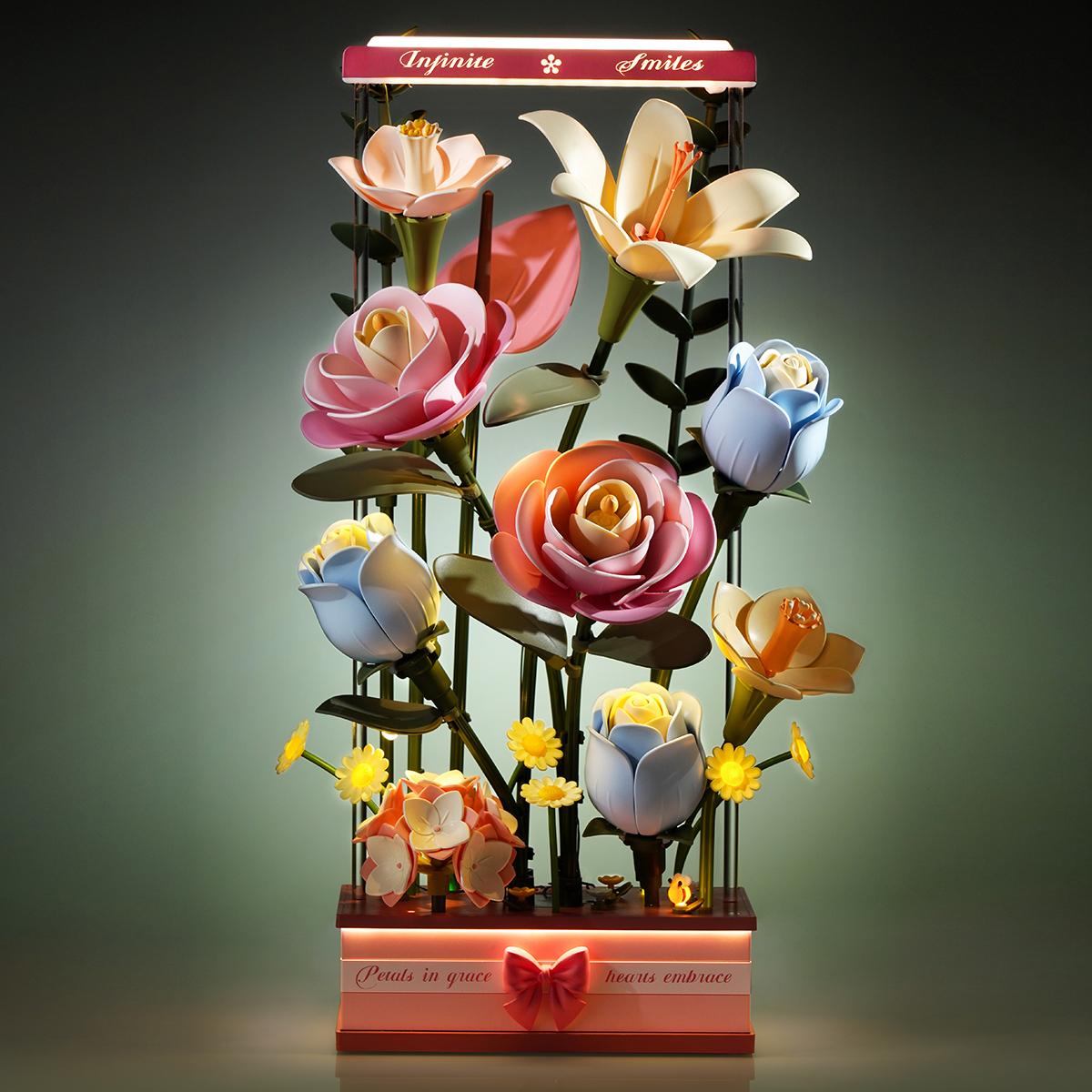 ROKR Boîte de Bouquet Éclairée AF01D sur fond sombre
