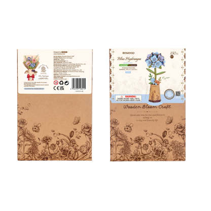 Image principale du produit fini du modèle Blue Hydrangea pour le SKU TW141