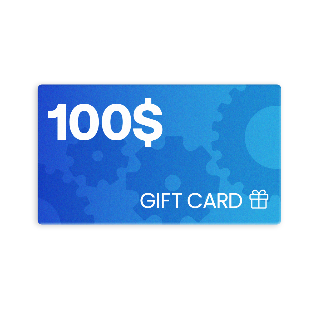 ROKR 100 dollar blue gift card design