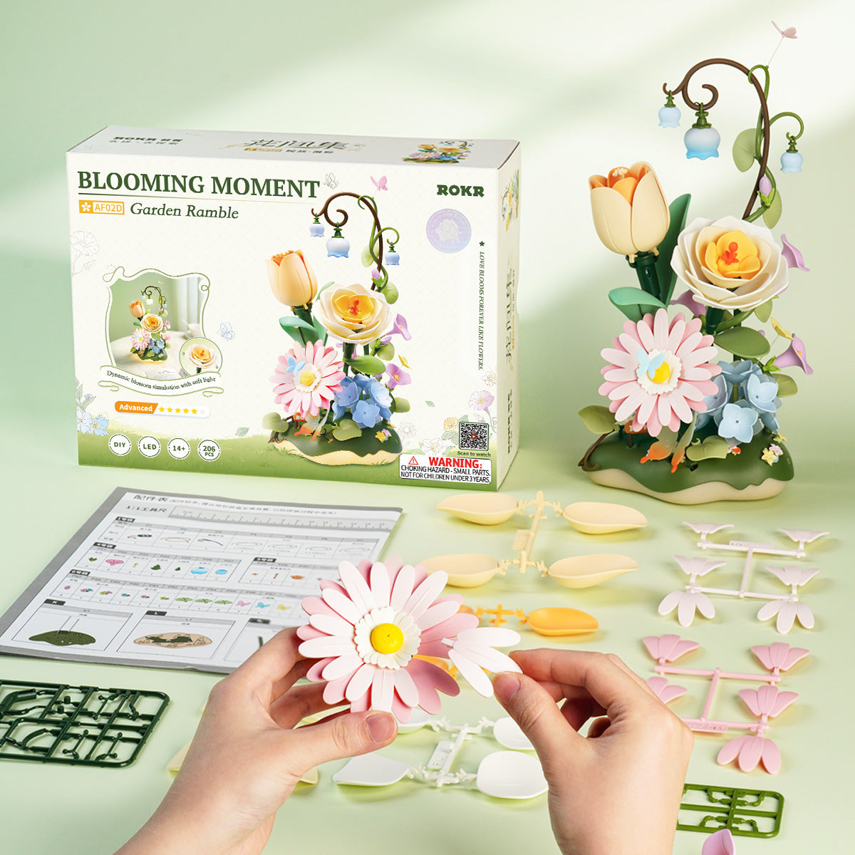 ROKR Garden Ramble AF02D - DIY Flower Bouquet Kit