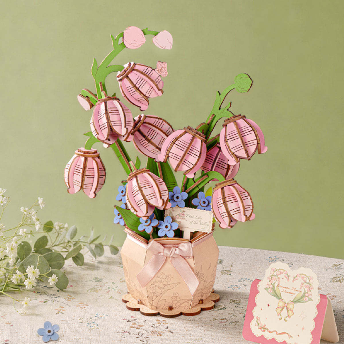 Pink Lily of the Valley alternate main product image 4 for SKU TF003