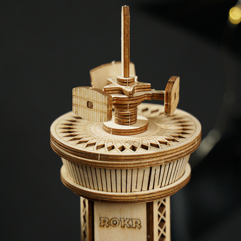 ROKR Airplane Control Tower AMK41 top section close-up