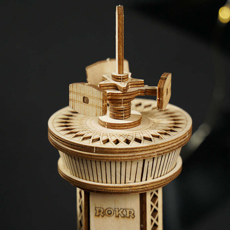 ROKR Airplane Control Tower AMK41 top section close-up