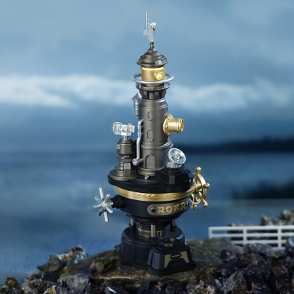 ROKR Navi Lighthouse CGM01 mechanical 3D puzzle on rocky coast