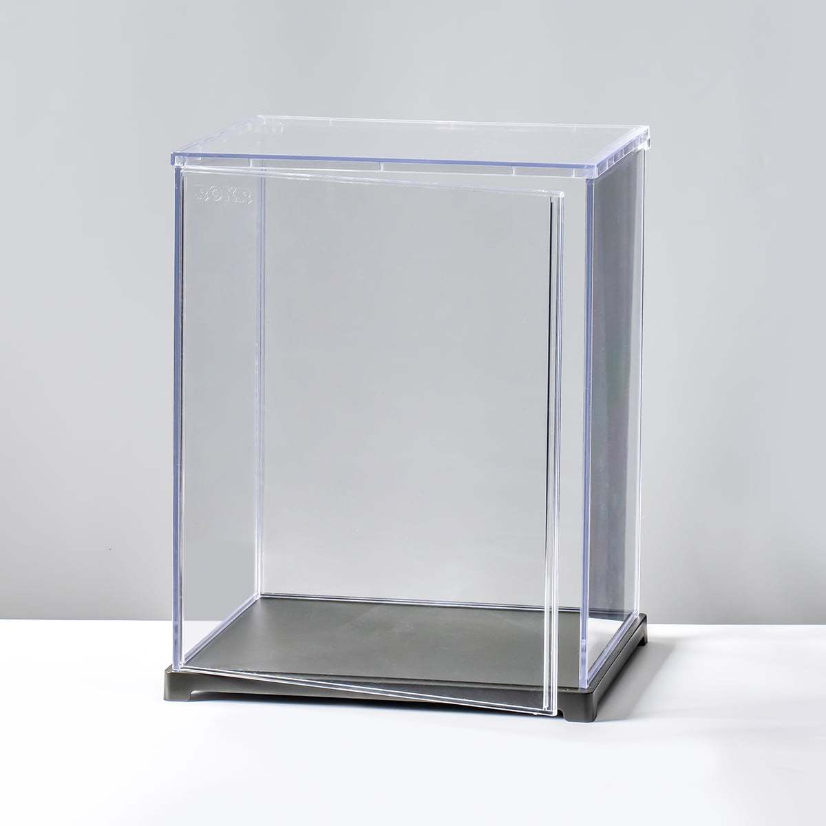 ROKR Storage Display Box RFM03 clear dust cover on black base