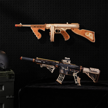 ROKR M416 Carbine LQB02 - 3D Wooden Puzzle Kit