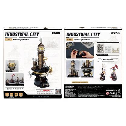 Navi Lighthouse package front and back with model information