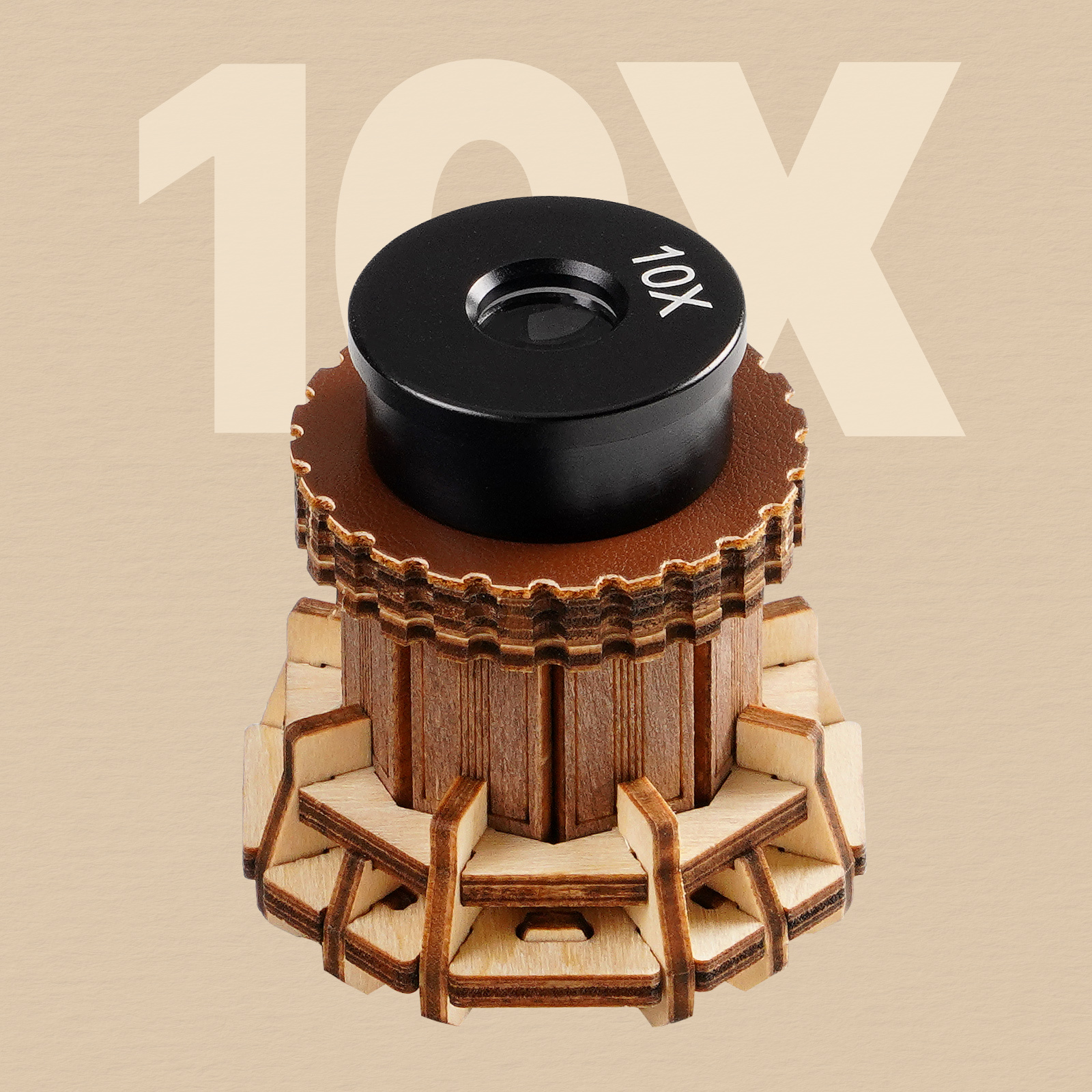 ROKR Microscope ST005 - 3D Wooden Model Kit
