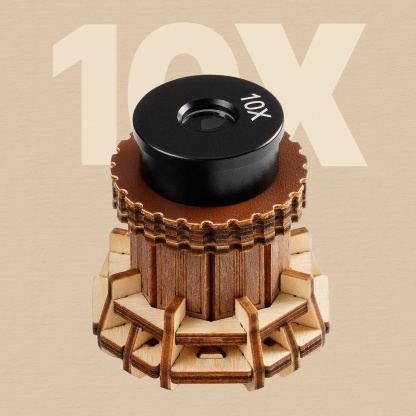 ROKR Microscope ST005 - 3D Wooden Model Kit