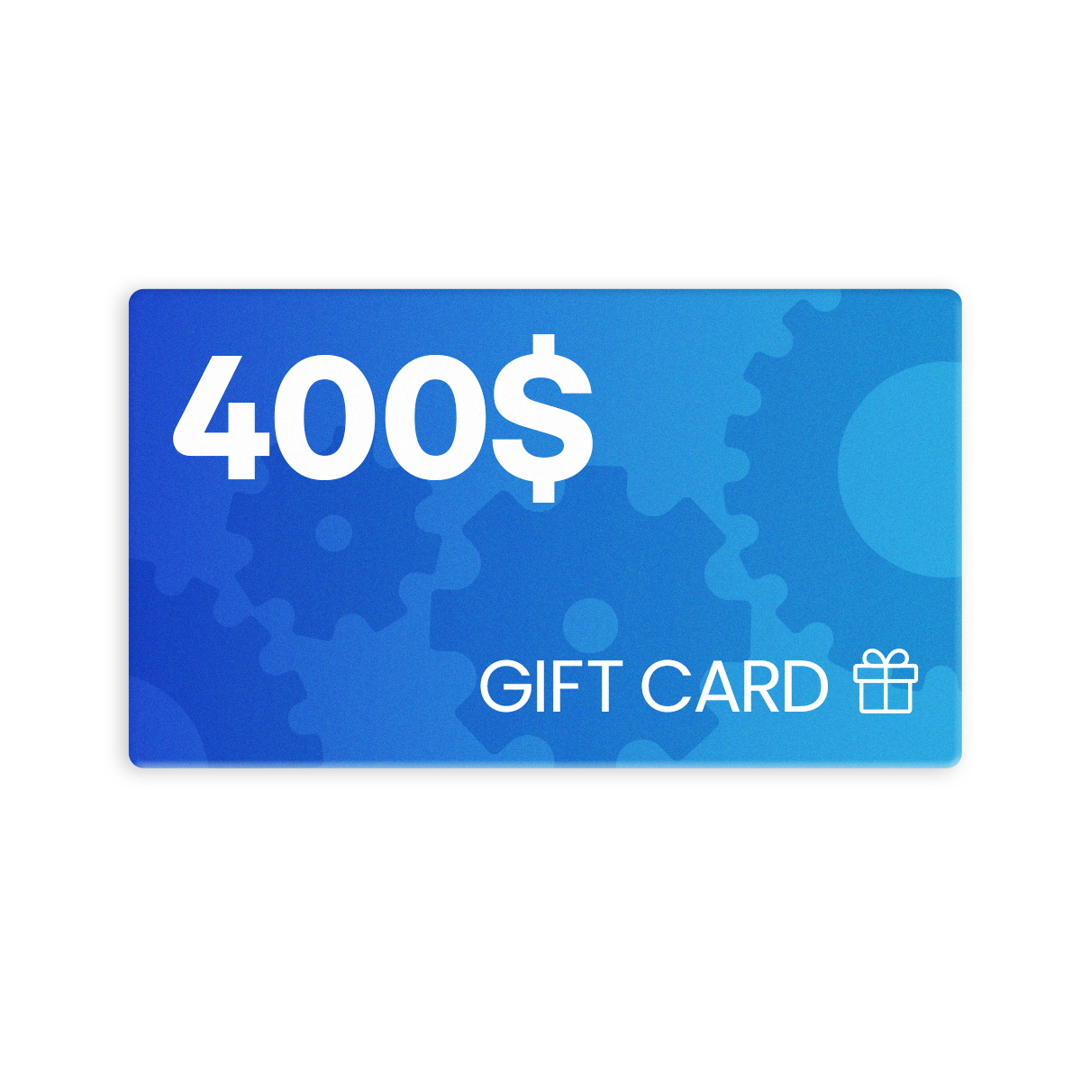 ROKR 400 dollar blue gift card design