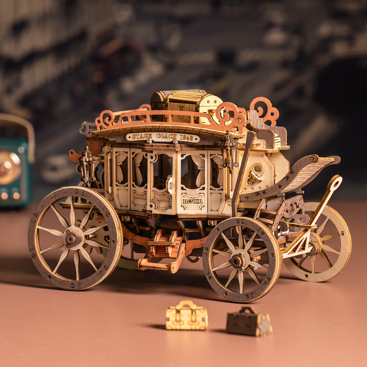 ROKR Stagecoach AMKA1 stagecoach hero on tabletop