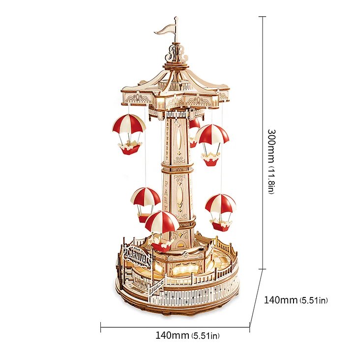 ROKR Parachute Tower EA01 packaging and display view