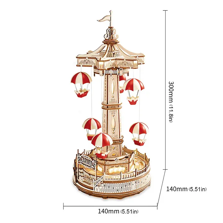 ROKR Parachute Tower EA01 packaging and display view