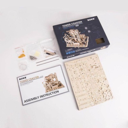 ROKR Tower Coaster 3D Wooden Puzzle LG504