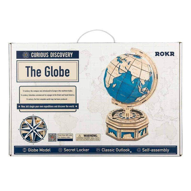 ROKR Le Globe ST002 paquet avant avec thème globe et découverte