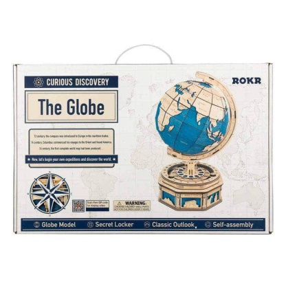 ROKR Le Globe ST002 paquet avant avec thème globe et découverte