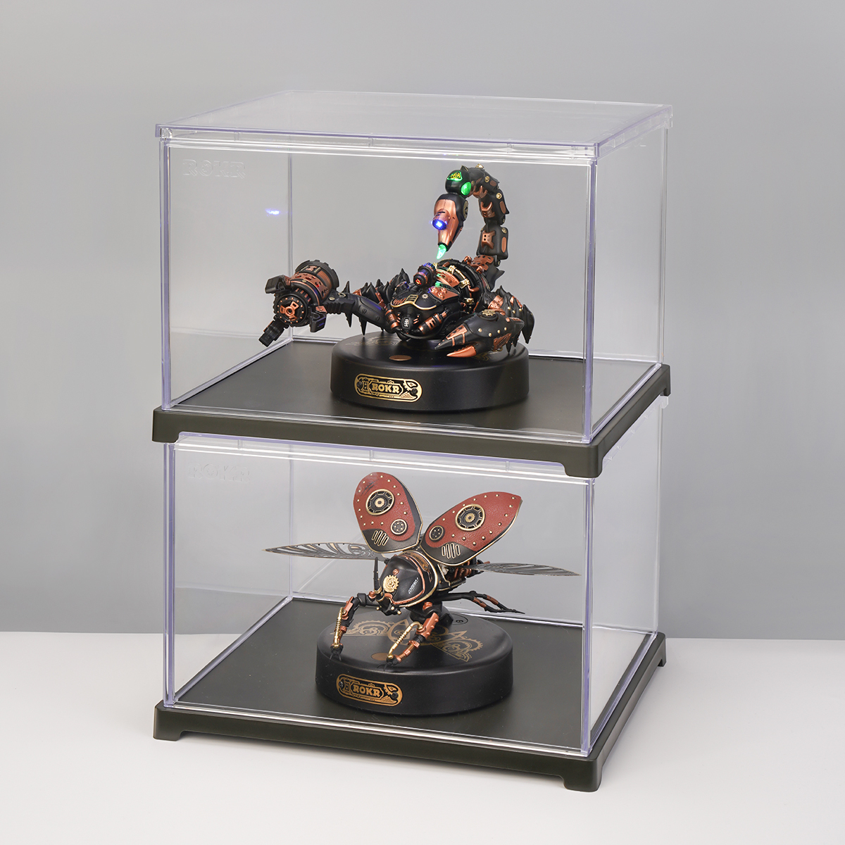 ROKR Dust Cover RFM02 stacked dust cover display with mechanical age models