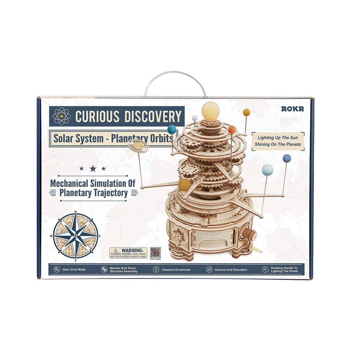 ROKR Mechanical Orrery ST001 informations sur le produit avec le modèle ST001