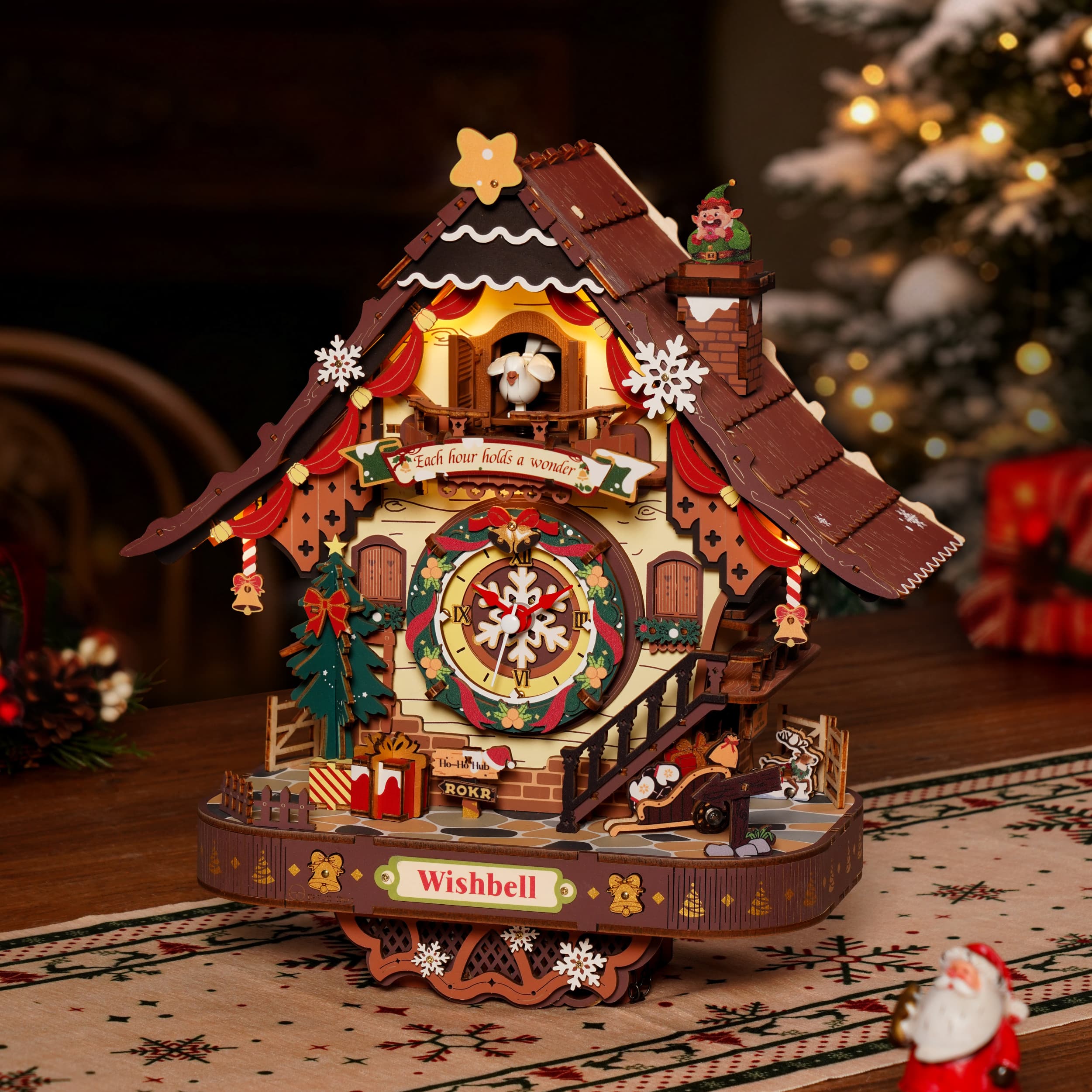 Christmas Cuckoo Clock alternate main product image 8 for SKU LCB01