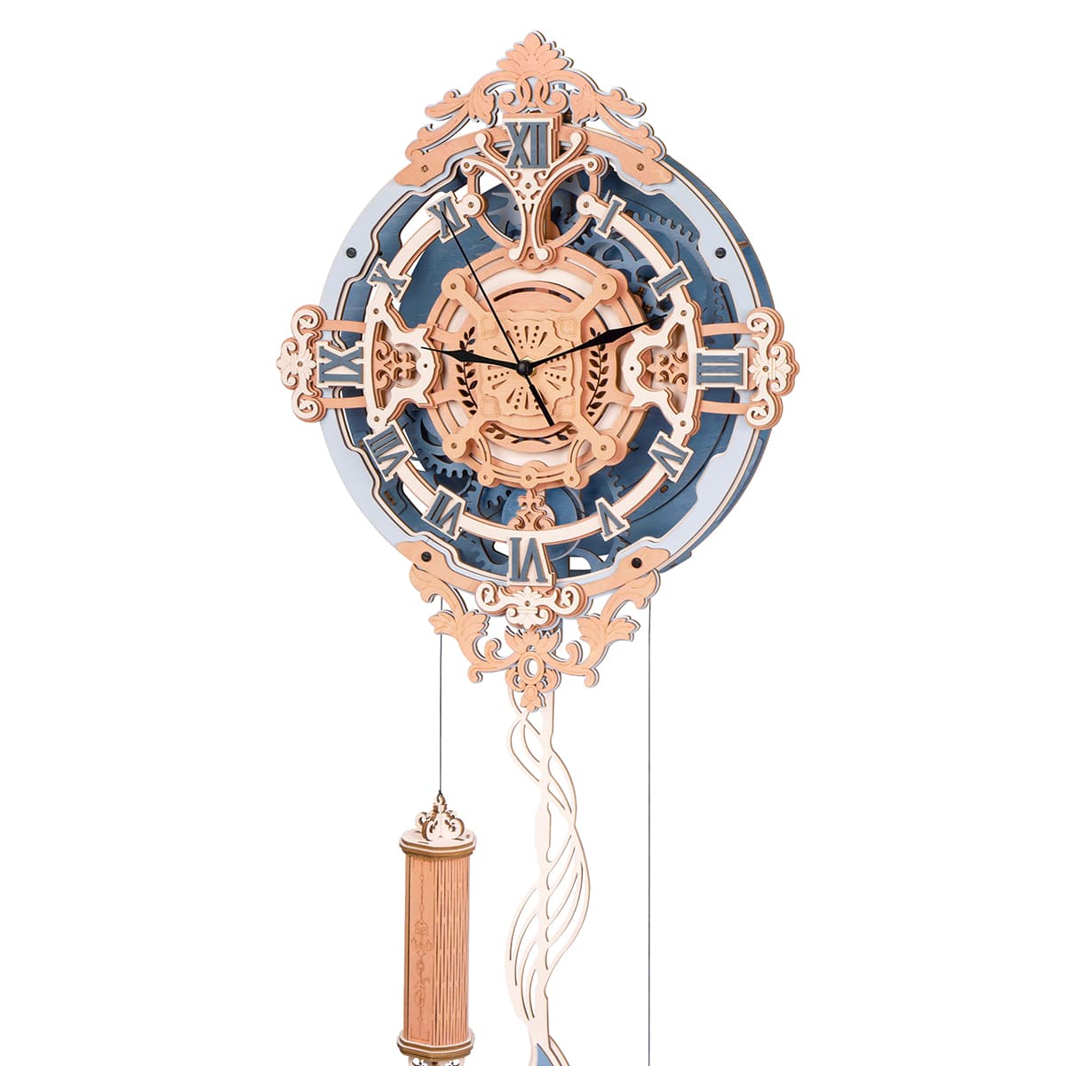 ROKR Romantic Note Wall Clock | Mechanical Gear 3D Wooden Puzzle