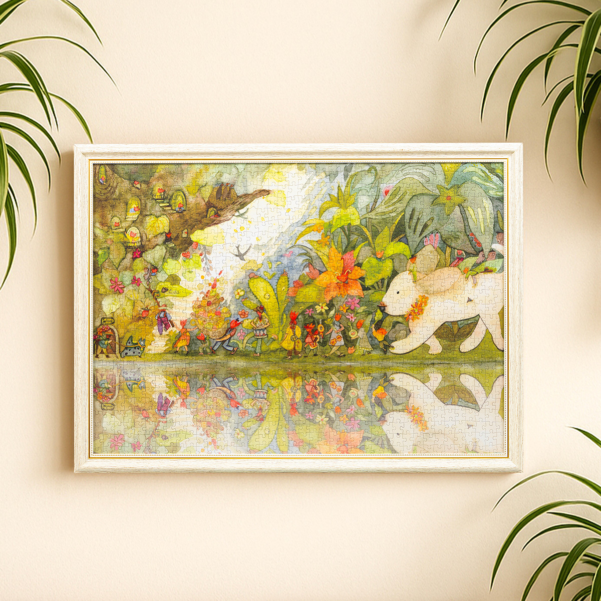 Rowood Forest Party PT011 framed 1000 piece jigsaw puzzle wall art