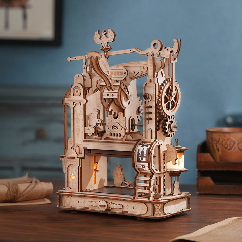 ROKR Classic Printing Press LK602 hero shot on desk