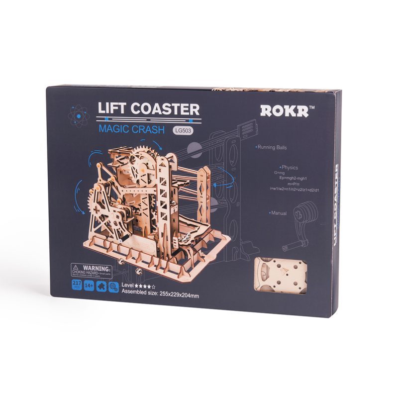 ROKR Marble Explorer LG503 close-up of round track and ball channels