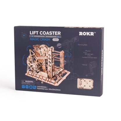 ROKR Marble Explorer LG503 close-up of round track and ball channels