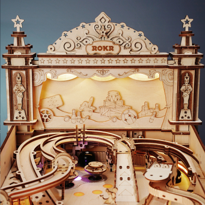 ROKR 3D Pinball EG01 ornate front arch close-up