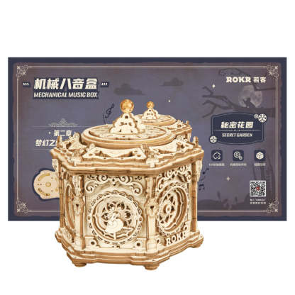 ROKR Secret Garden AMK52 product package with assembly instructions