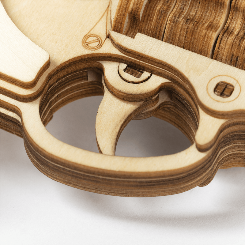 ROKR Corsac M60 Justice Guard close-up of trigger mechanism detail