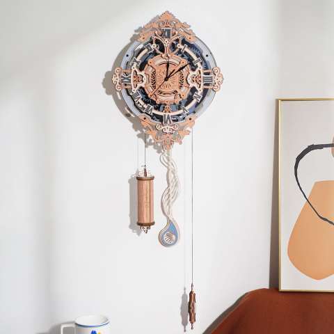 ROKR Romantic Note Wall Clock LC701 wall-hanging clock with pendulum