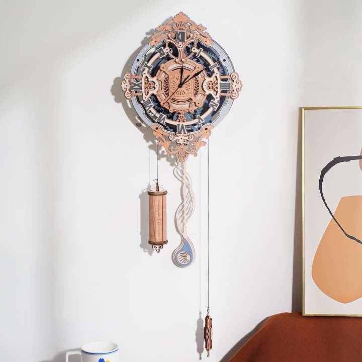 ROKR Romantic Note Wall Clock LC701 wall-hanging clock with pendulum
