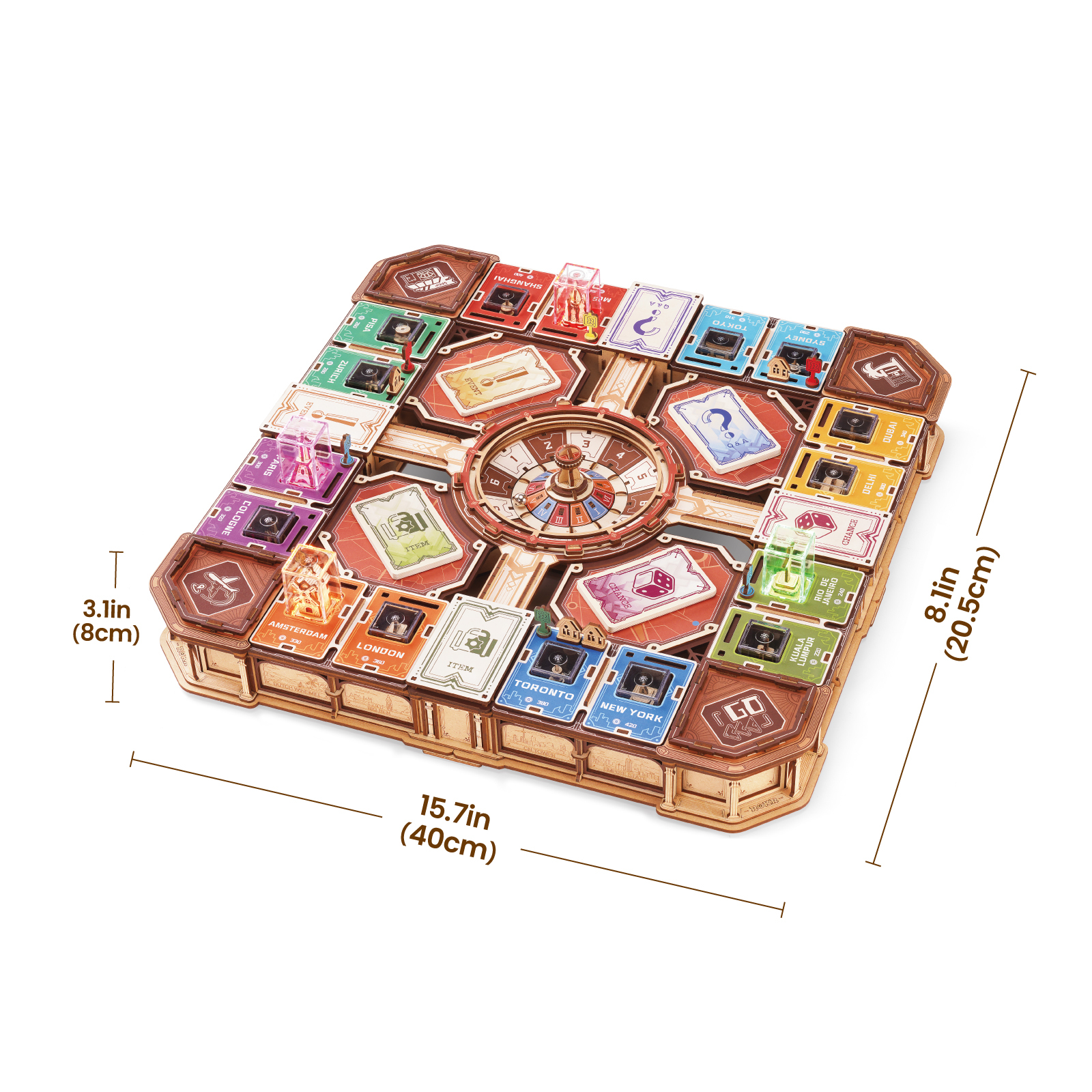 ROKR Fortune Quest EGM01 - 3D Wooden Model Kit alternate main product image 7 for SKU EGM01